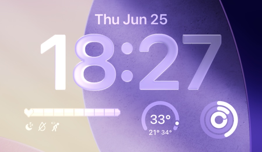 HealthBar Lock Screen widget