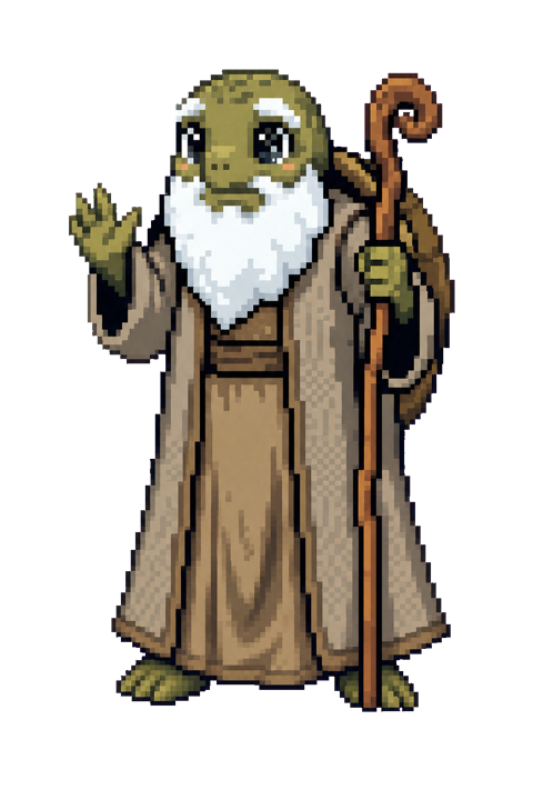 Master Ronnie, HealthBar's friendly pixel guide